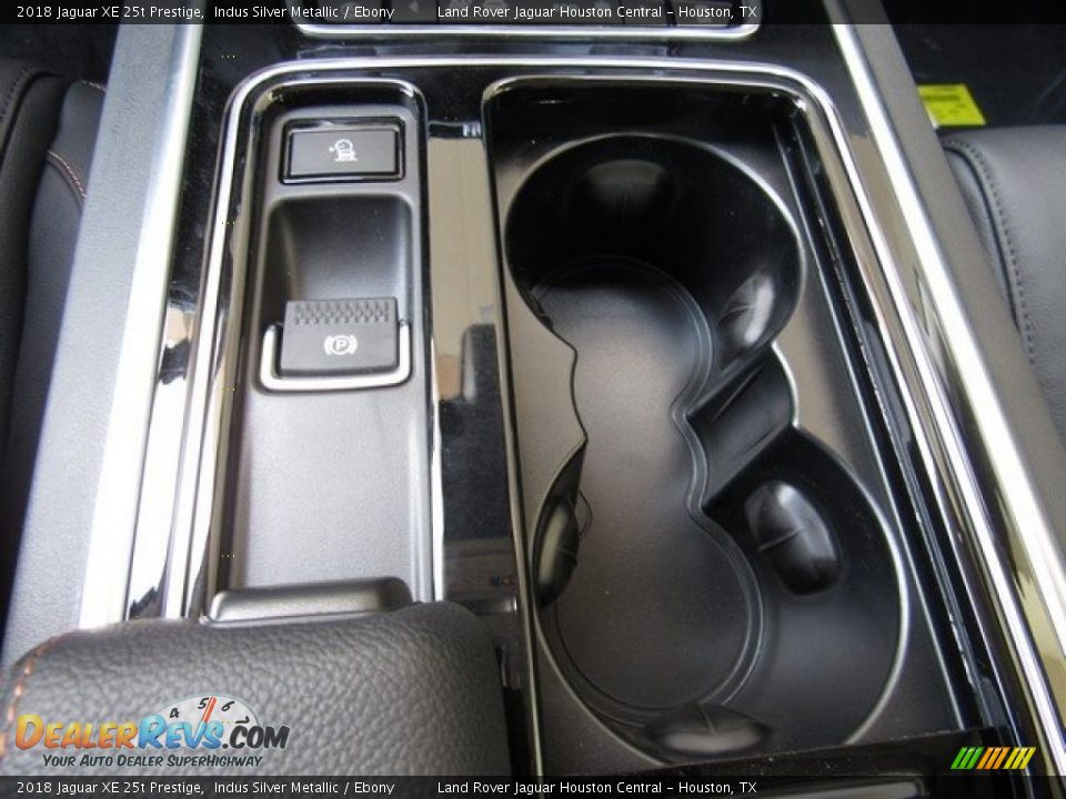 2018 Jaguar XE 25t Prestige Indus Silver Metallic / Ebony Photo #35