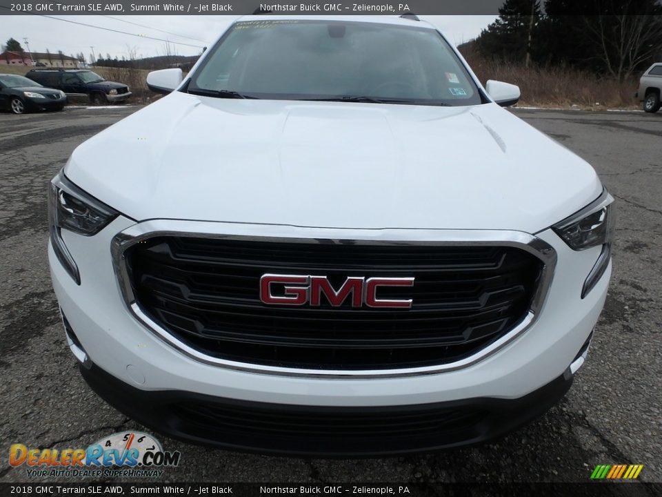 2018 GMC Terrain SLE AWD Summit White / ­Jet Black Photo #2