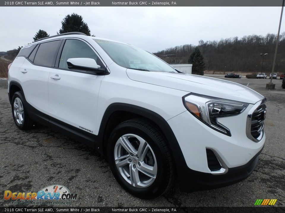 2018 GMC Terrain SLE AWD Summit White / ­Jet Black Photo #3