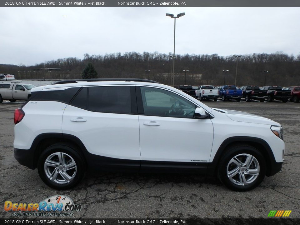 2018 GMC Terrain SLE AWD Summit White / ­Jet Black Photo #4