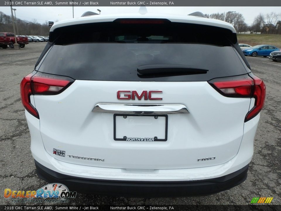 2018 GMC Terrain SLE AWD Summit White / ­Jet Black Photo #6