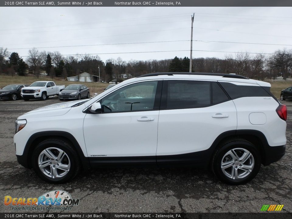2018 GMC Terrain SLE AWD Summit White / ­Jet Black Photo #9