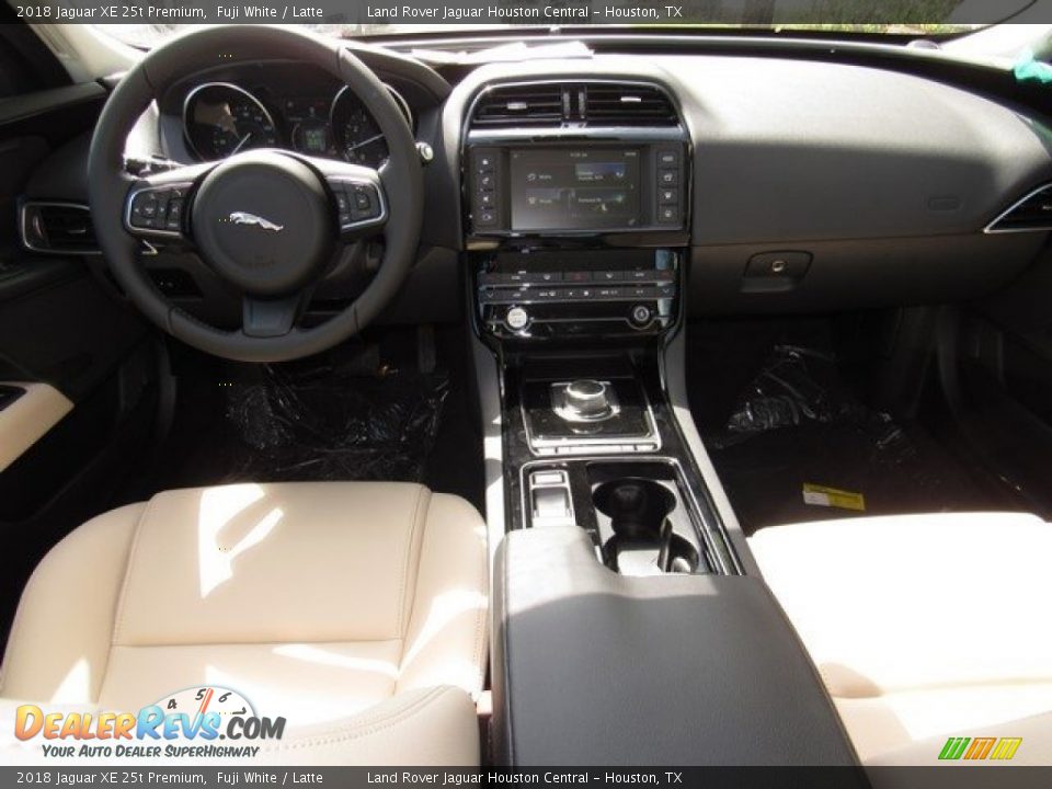 2018 Jaguar XE 25t Premium Fuji White / Latte Photo #4