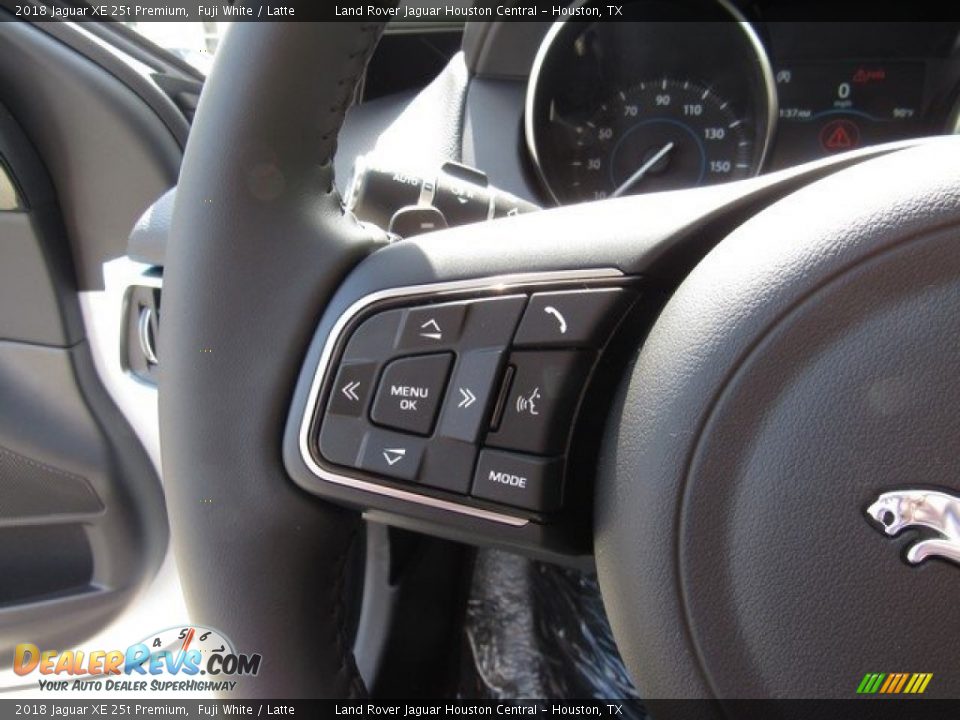 2018 Jaguar XE 25t Premium Fuji White / Latte Photo #29