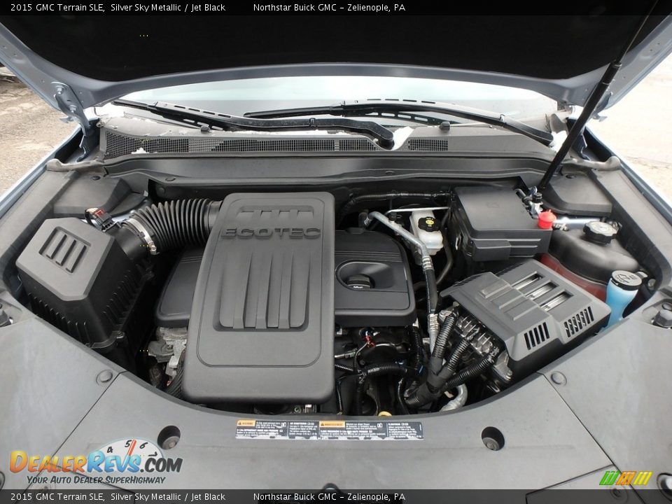 2015 GMC Terrain SLE Silver Sky Metallic / Jet Black Photo #3
