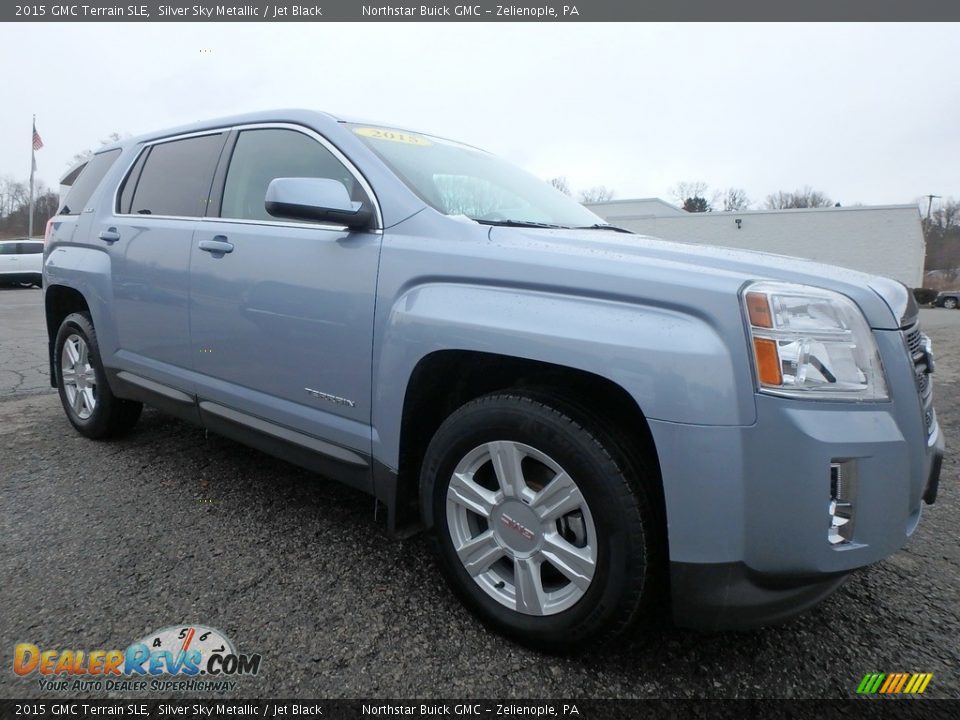 2015 GMC Terrain SLE Silver Sky Metallic / Jet Black Photo #4