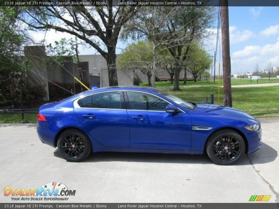 2018 Jaguar XE 25t Prestige Caesium Blue Metallic / Ebony Photo #6