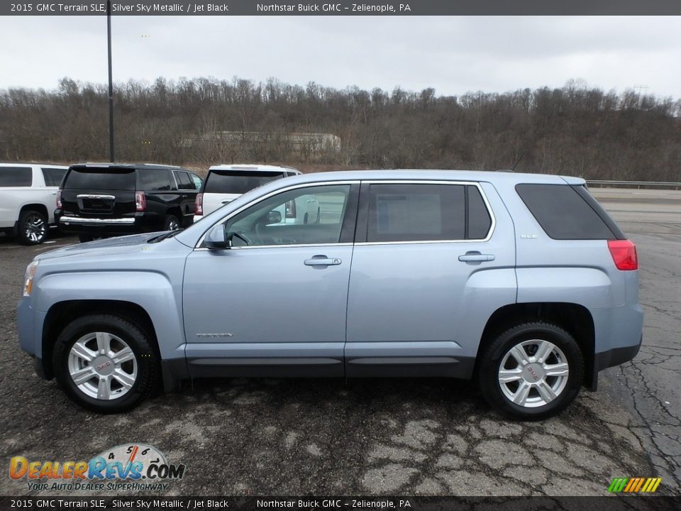 2015 GMC Terrain SLE Silver Sky Metallic / Jet Black Photo #13