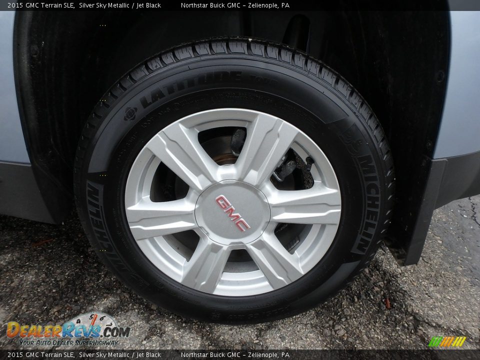 2015 GMC Terrain SLE Silver Sky Metallic / Jet Black Photo #14
