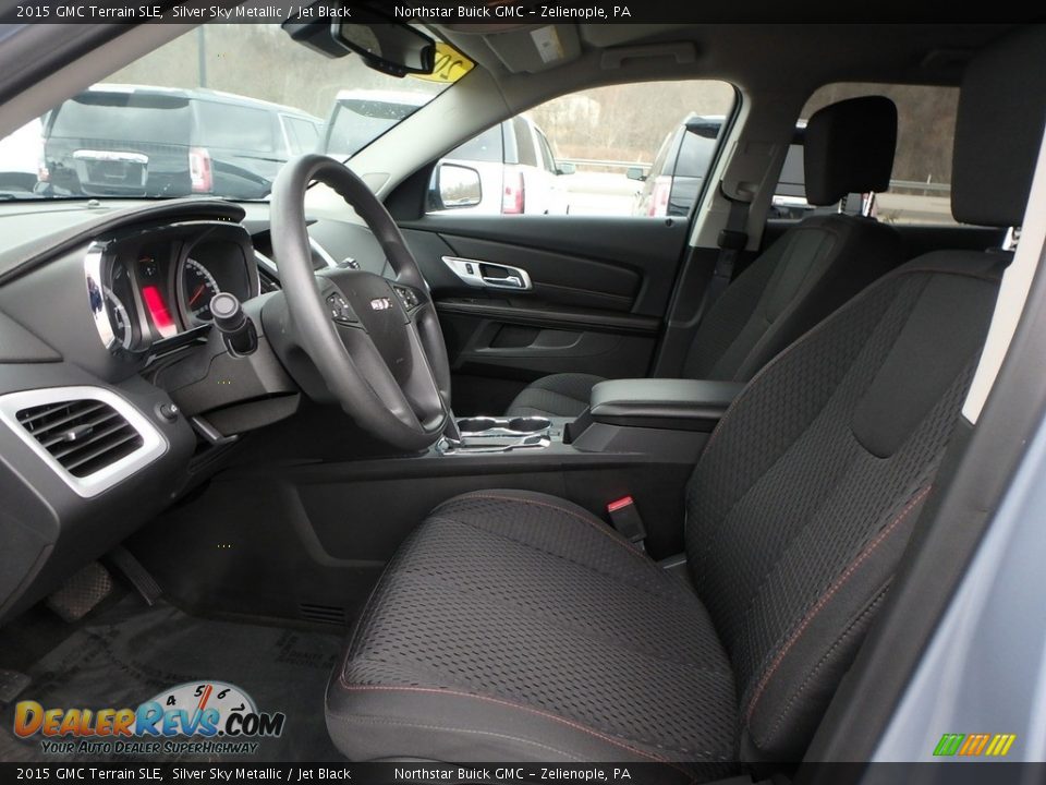 2015 GMC Terrain SLE Silver Sky Metallic / Jet Black Photo #15