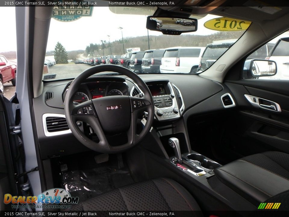 2015 GMC Terrain SLE Silver Sky Metallic / Jet Black Photo #17