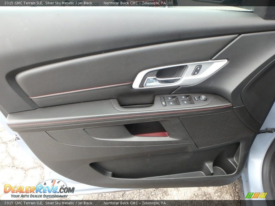 2015 GMC Terrain SLE Silver Sky Metallic / Jet Black Photo #19