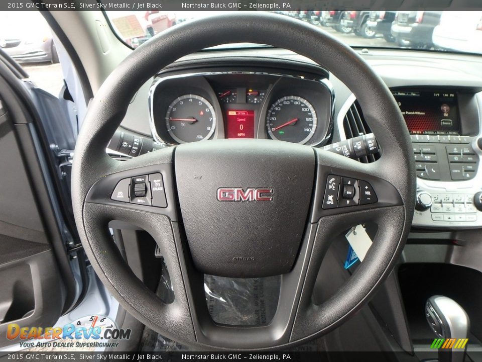 2015 GMC Terrain SLE Silver Sky Metallic / Jet Black Photo #23