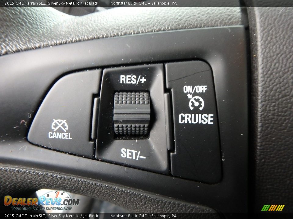 2015 GMC Terrain SLE Silver Sky Metallic / Jet Black Photo #24