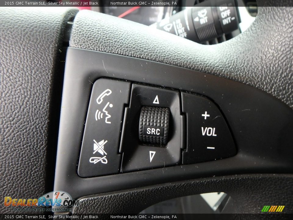 2015 GMC Terrain SLE Silver Sky Metallic / Jet Black Photo #25