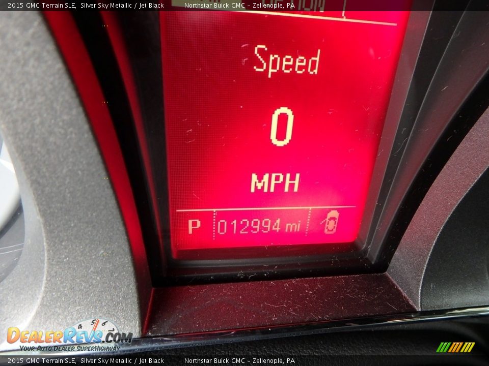 2015 GMC Terrain SLE Silver Sky Metallic / Jet Black Photo #30