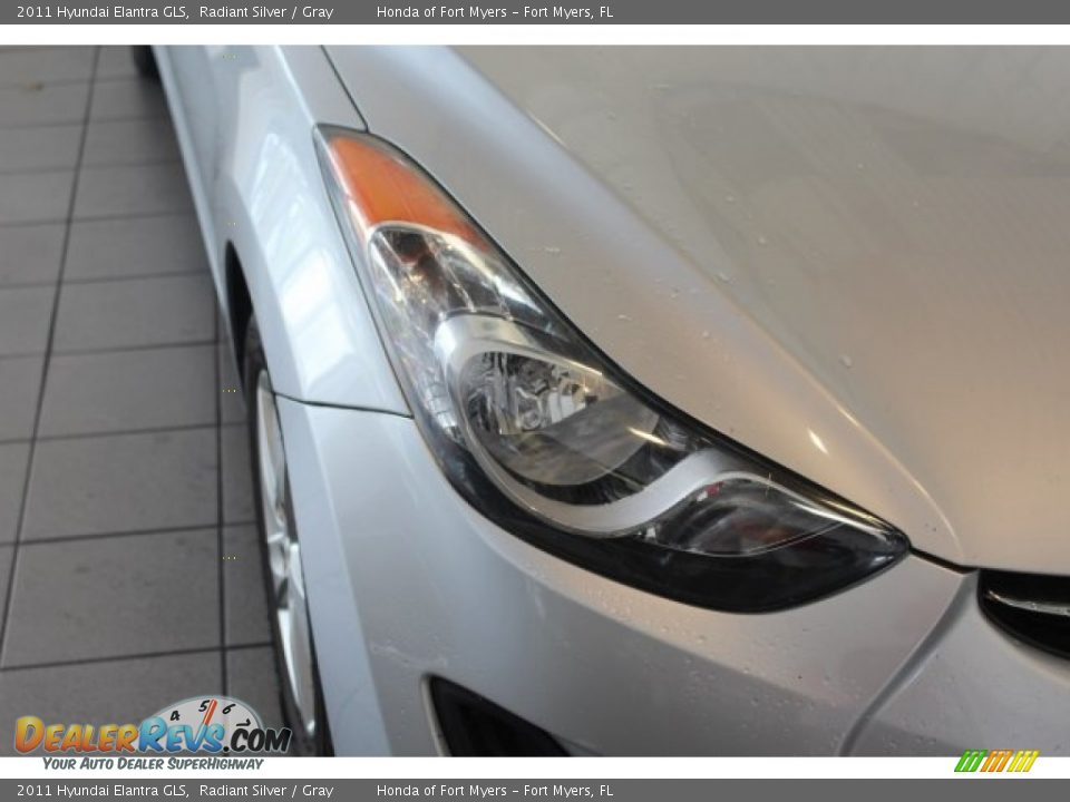 2011 Hyundai Elantra GLS Radiant Silver / Gray Photo #6