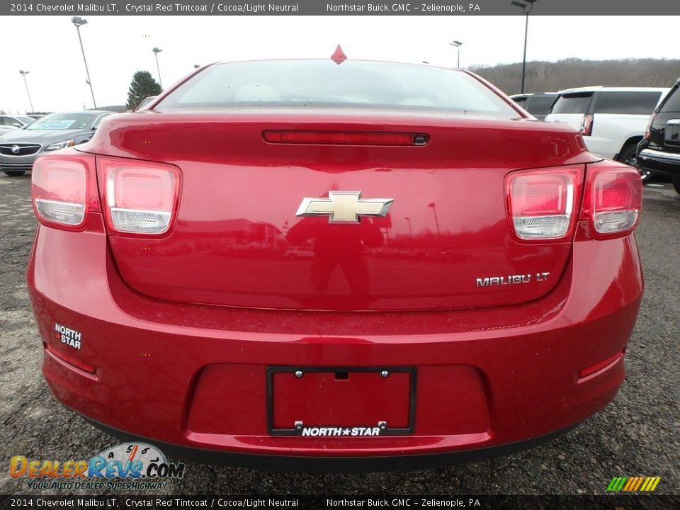 2014 Chevrolet Malibu LT Crystal Red Tintcoat / Cocoa/Light Neutral Photo #11