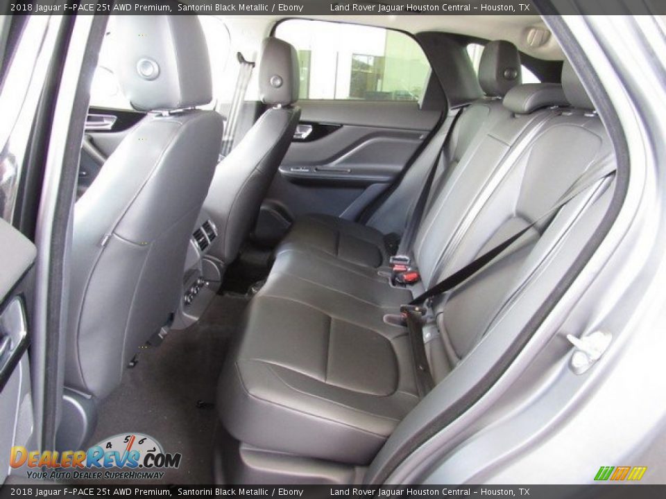2018 Jaguar F-PACE 25t AWD Premium Santorini Black Metallic / Ebony Photo #13