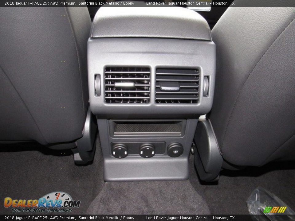 2018 Jaguar F-PACE 25t AWD Premium Santorini Black Metallic / Ebony Photo #16