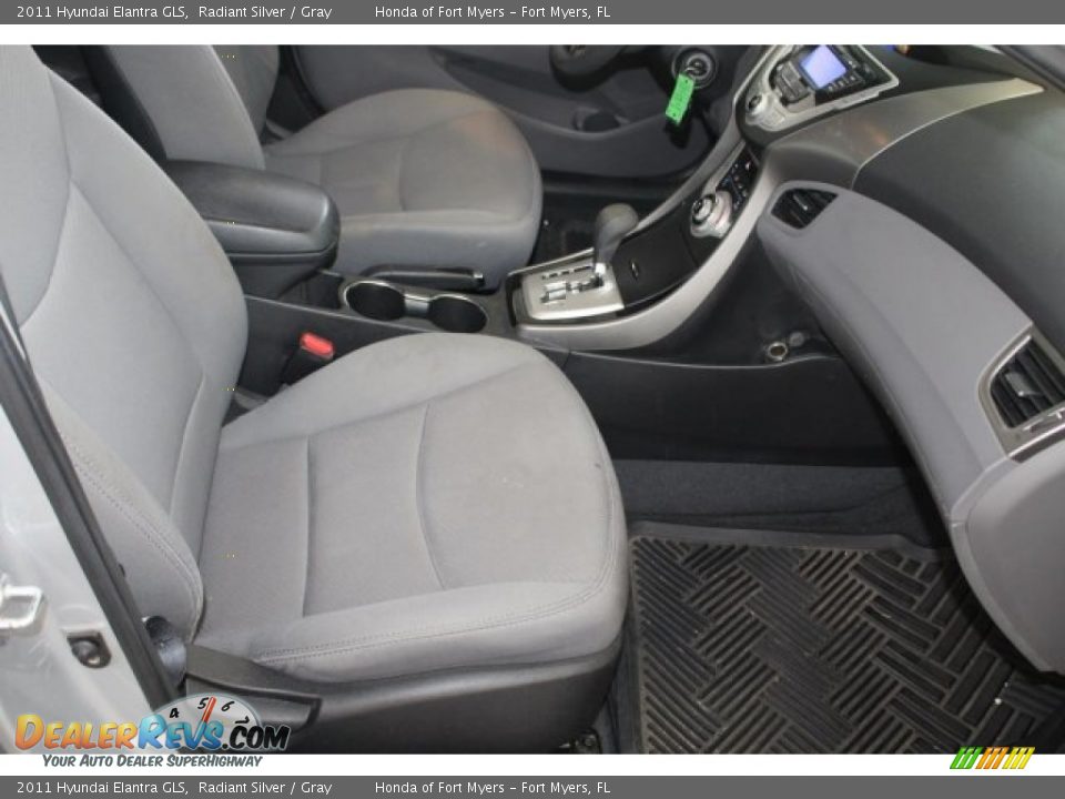 2011 Hyundai Elantra GLS Radiant Silver / Gray Photo #35
