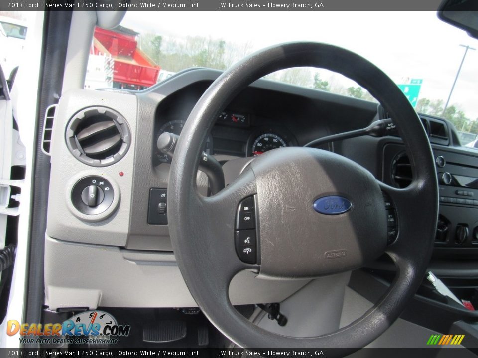 2013 Ford E Series Van E250 Cargo Oxford White / Medium Flint Photo #27