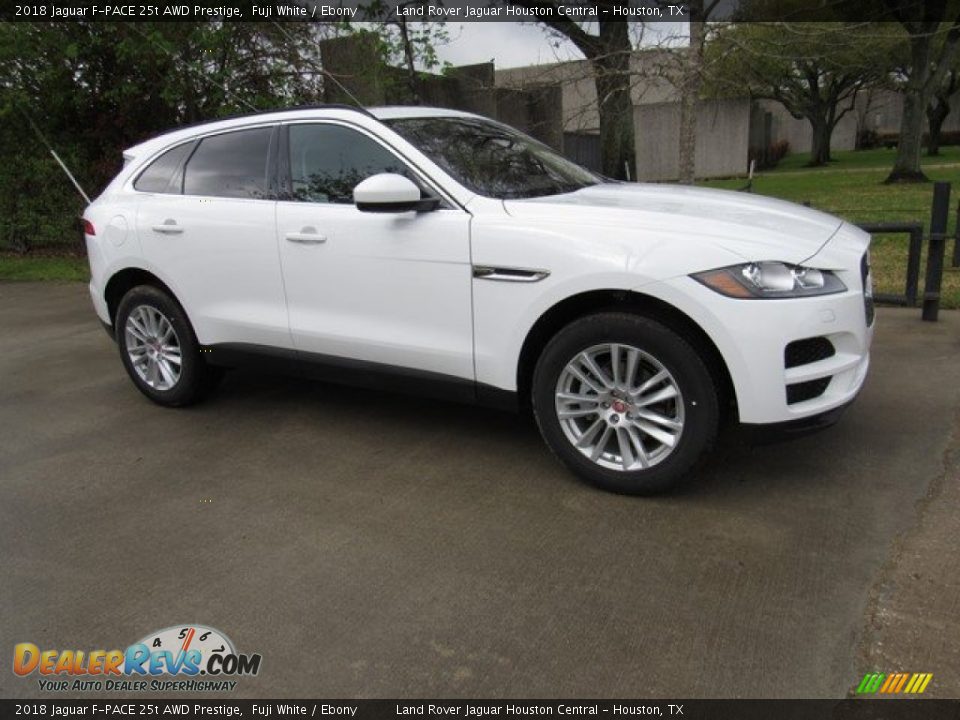 2018 Jaguar F-PACE 25t AWD Prestige Fuji White / Ebony Photo #1