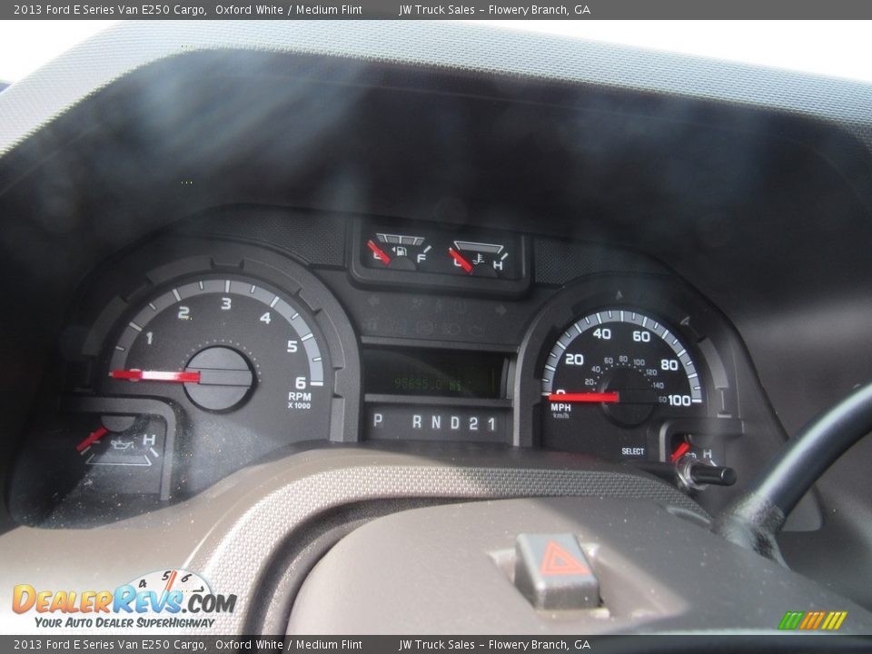 2013 Ford E Series Van E250 Cargo Oxford White / Medium Flint Photo #28