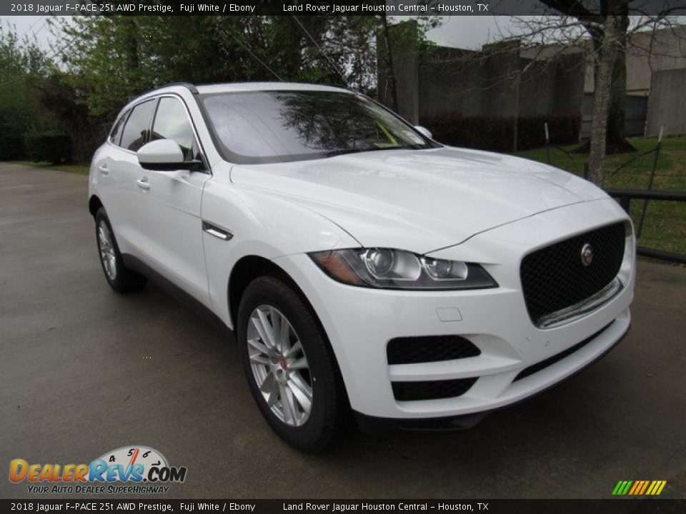 2018 Jaguar F-PACE 25t AWD Prestige Fuji White / Ebony Photo #2