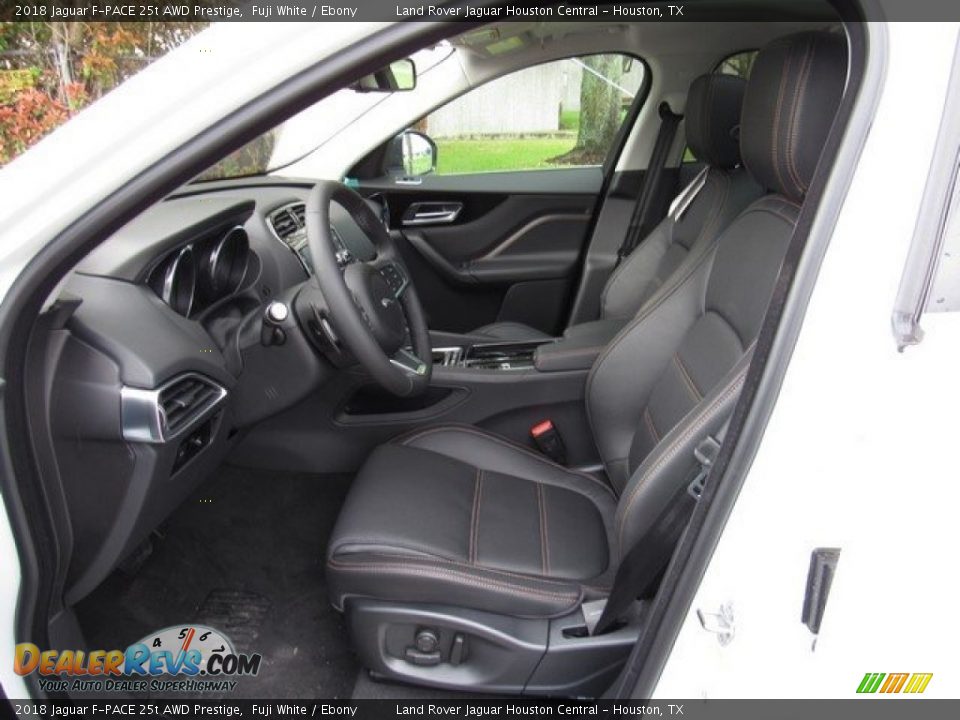 2018 Jaguar F-PACE 25t AWD Prestige Fuji White / Ebony Photo #3