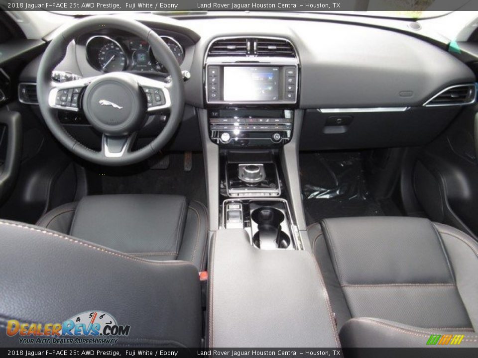 2018 Jaguar F-PACE 25t AWD Prestige Fuji White / Ebony Photo #4