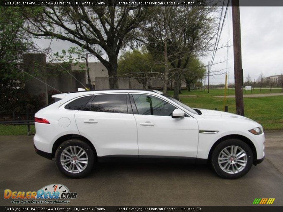 2018 Jaguar F-PACE 25t AWD Prestige Fuji White / Ebony Photo #6
