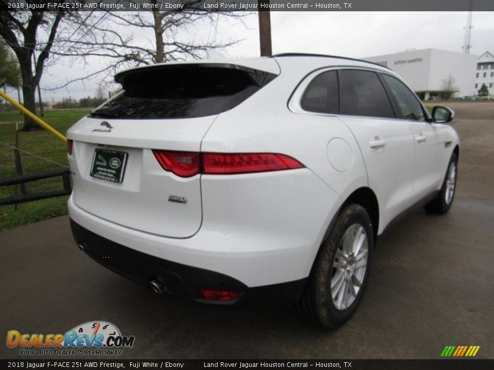 2018 Jaguar F-PACE 25t AWD Prestige Fuji White / Ebony Photo #7
