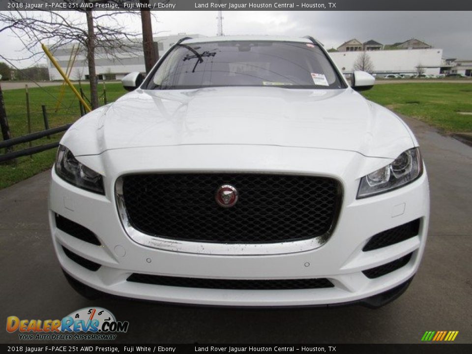 2018 Jaguar F-PACE 25t AWD Prestige Fuji White / Ebony Photo #9