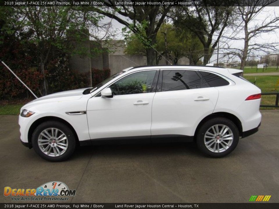 2018 Jaguar F-PACE 25t AWD Prestige Fuji White / Ebony Photo #11