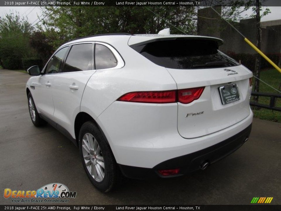2018 Jaguar F-PACE 25t AWD Prestige Fuji White / Ebony Photo #12