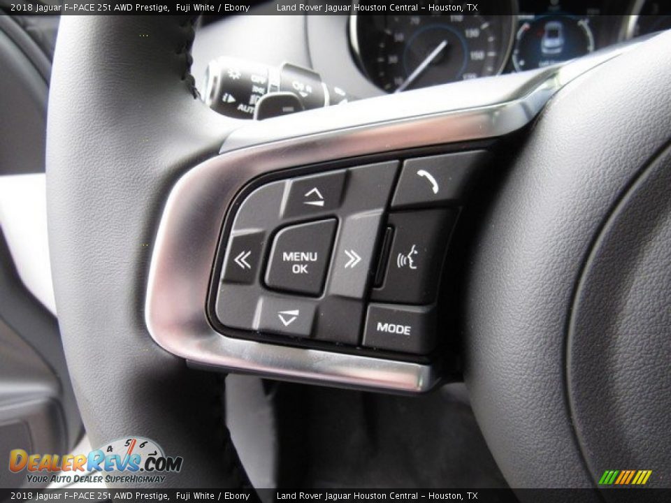 2018 Jaguar F-PACE 25t AWD Prestige Fuji White / Ebony Photo #29