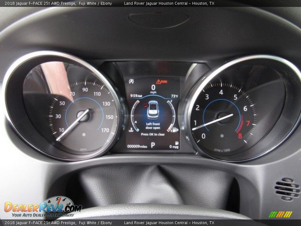 2018 Jaguar F-PACE 25t AWD Prestige Fuji White / Ebony Photo #31