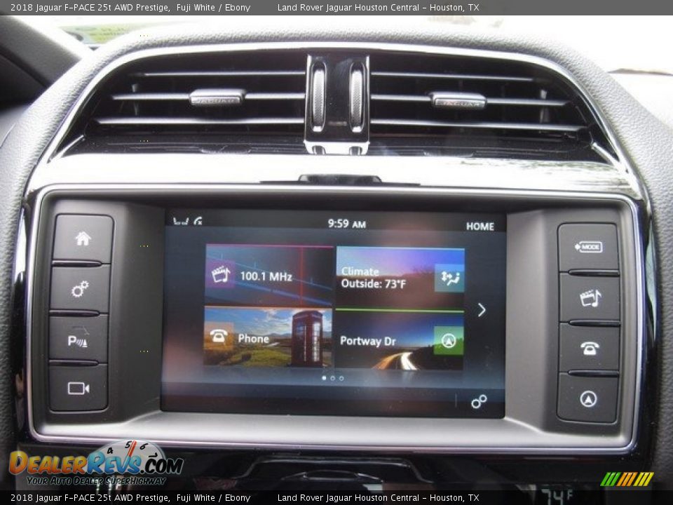 2018 Jaguar F-PACE 25t AWD Prestige Fuji White / Ebony Photo #32
