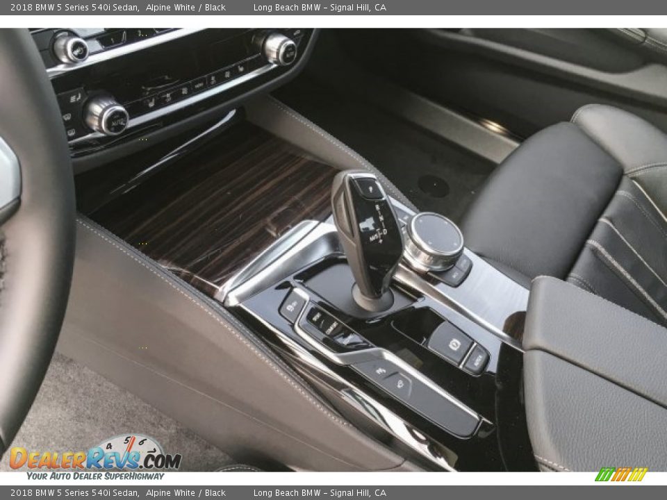 2018 BMW 5 Series 540i Sedan Alpine White / Black Photo #7