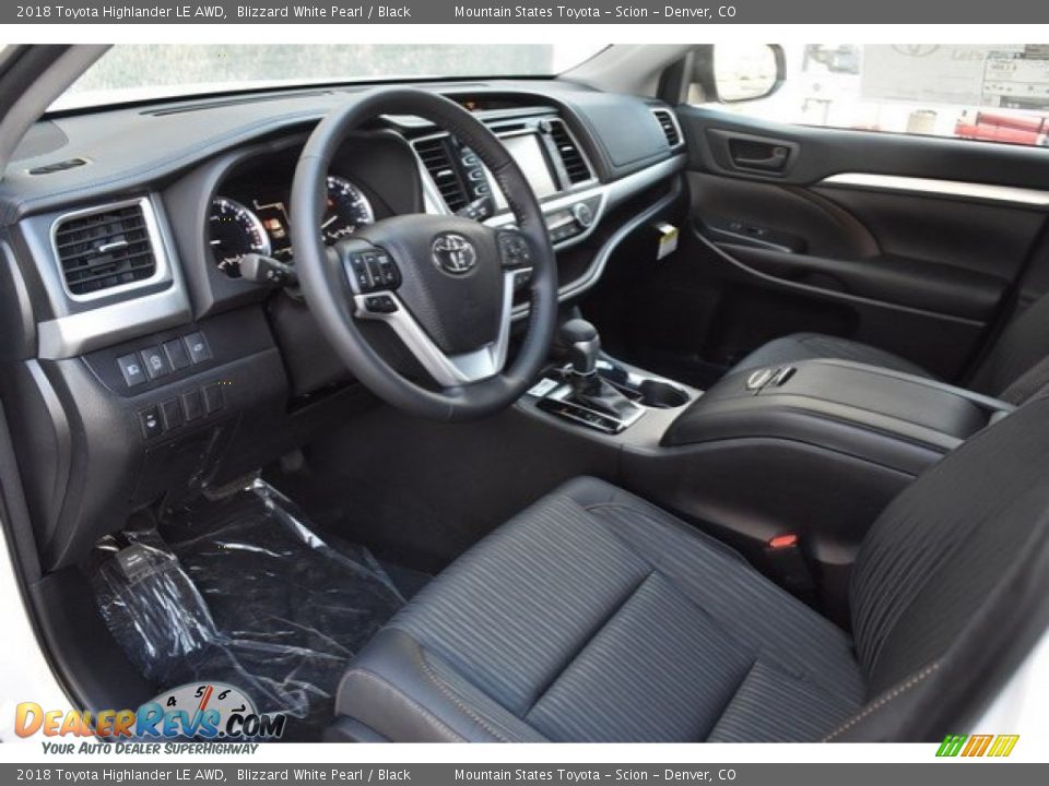 2018 Toyota Highlander LE AWD Blizzard White Pearl / Black Photo #5