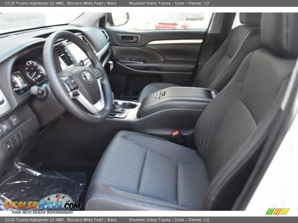 2018 Toyota Highlander LE AWD Blizzard White Pearl / Black Photo #6