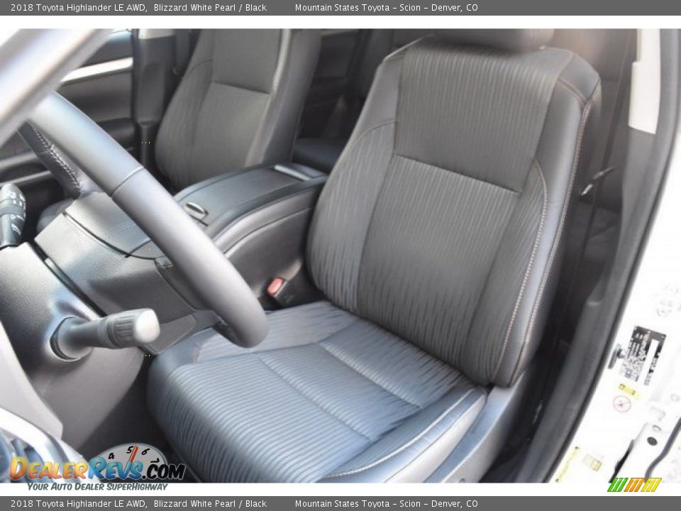 2018 Toyota Highlander LE AWD Blizzard White Pearl / Black Photo #7