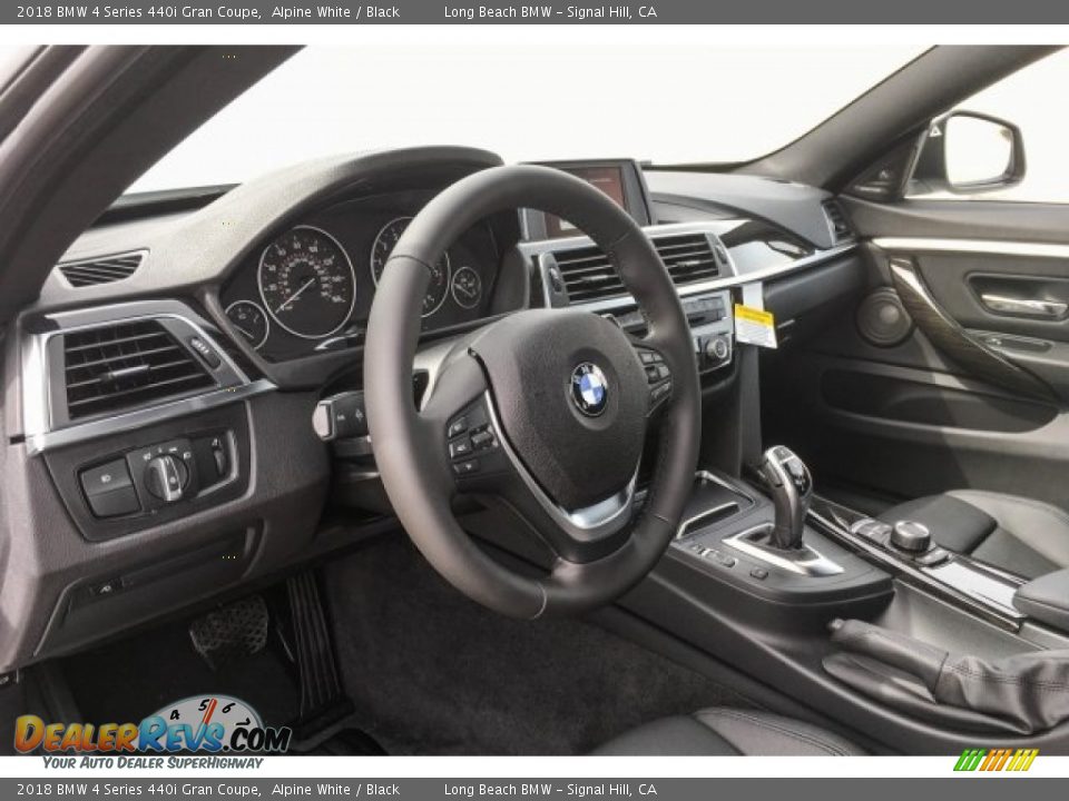 2018 BMW 4 Series 440i Gran Coupe Alpine White / Black Photo #5