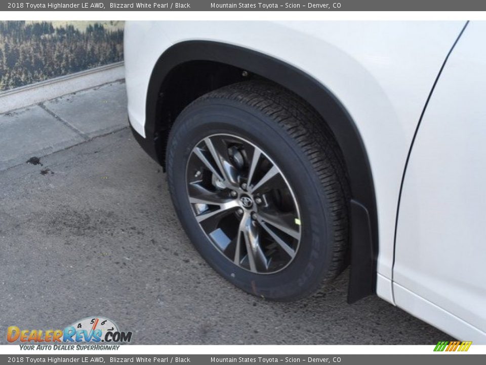 2018 Toyota Highlander LE AWD Blizzard White Pearl / Black Photo #33