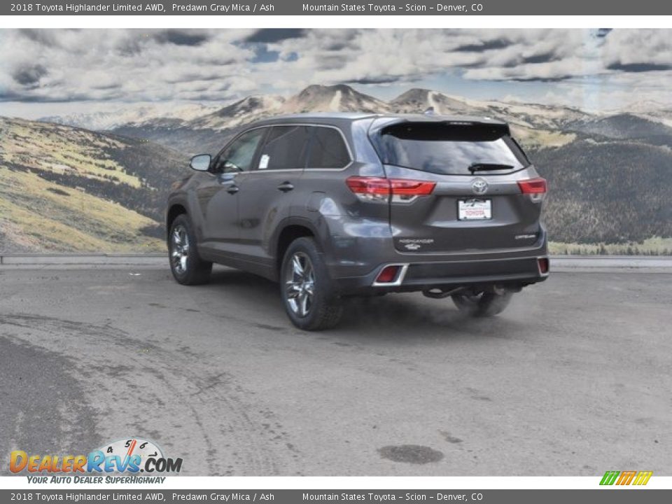 2018 Toyota Highlander Limited AWD Predawn Gray Mica / Ash Photo #3