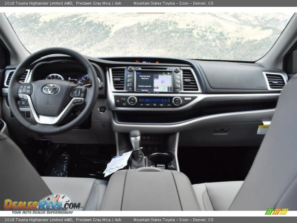 2018 Toyota Highlander Limited AWD Predawn Gray Mica / Ash Photo #8