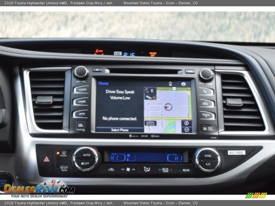 2018 Toyota Highlander Limited AWD Predawn Gray Mica / Ash Photo #10