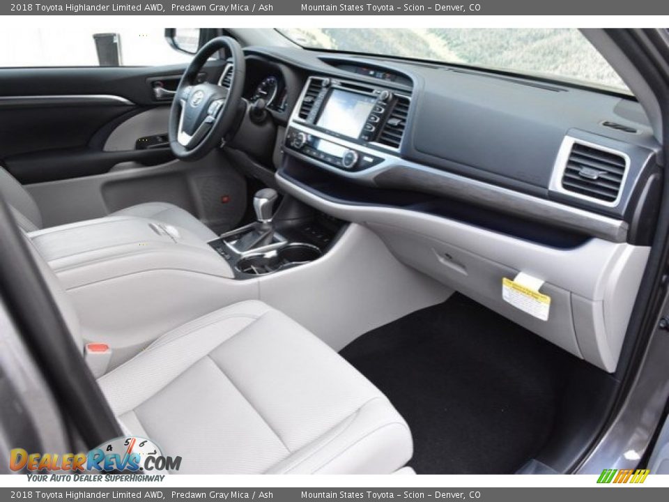 2018 Toyota Highlander Limited AWD Predawn Gray Mica / Ash Photo #11