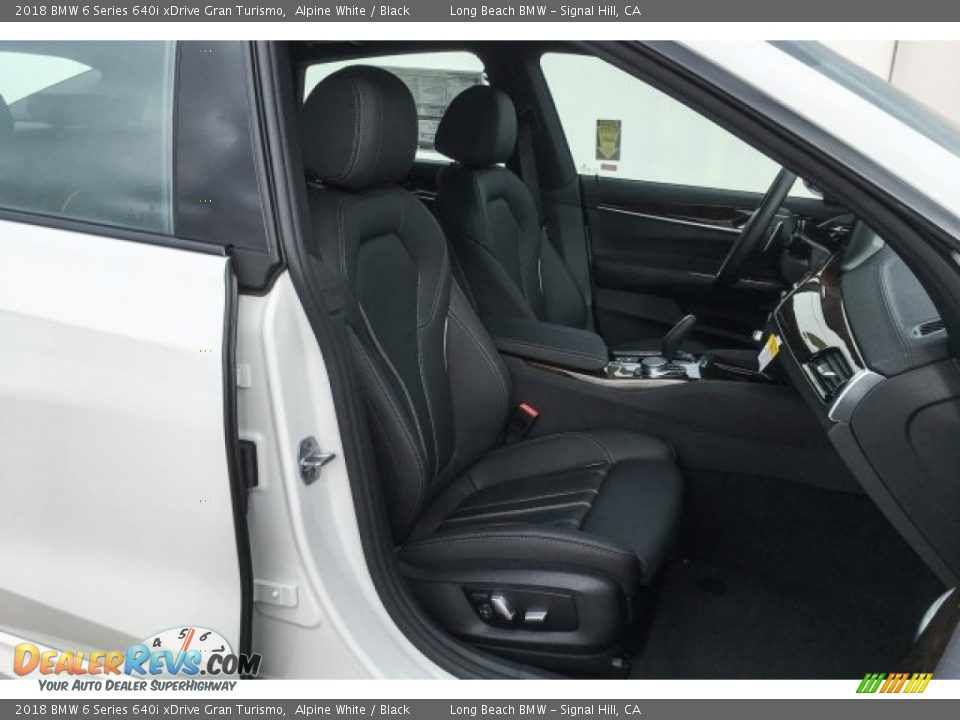 2018 BMW 6 Series 640i xDrive Gran Turismo Alpine White / Black Photo #2